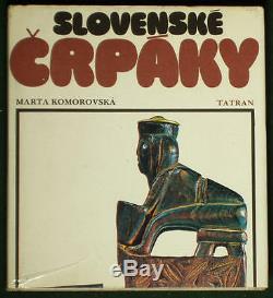 Art Populaire Antique Rare Livre Slovaque Sculpté Coupe En Bois Crpak Artisanat Paysan Berger