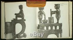 Art Populaire Antique Rare Livre Slovaque Sculpté Coupe En Bois Crpak Artisanat Paysan Berger