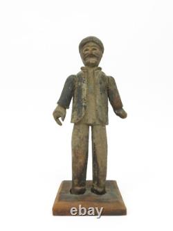 Art Populaire Antique Sculpté en Bois Saint Maximon (San Simon) Maya Guatemala 14.75 T