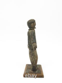 Art Populaire Antique Sculpté en Bois Saint Maximon (San Simon) Maya Guatemala 14.75 T