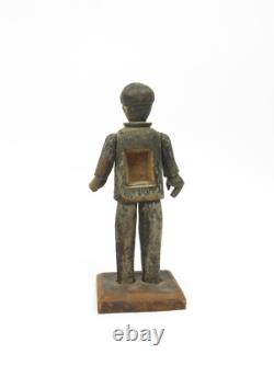 Art Populaire Antique Sculpté en Bois Saint Maximon (San Simon) Maya Guatemala 14.75 T