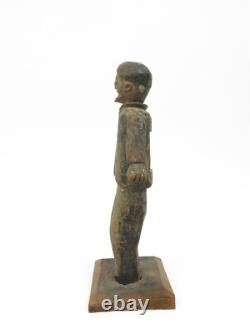 Art Populaire Antique Sculpté en Bois Saint Maximon (San Simon) Maya Guatemala 14.75 T
