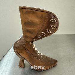 Art Populaire Vintage - Chaussures en Bois Sculptées - Survivant de l'USS Indianapolis Arthur L. Setchfield