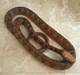 Art Populaire Américain Vintage Serpent Sculpté