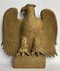 Art Populaire Antique Aafa Aigle Sculpté Peint En Or