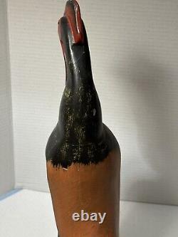 Art populaire de coq vintage. Magnifiquement sculpté à la main. 20