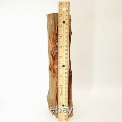 Art populaire en bois sculpté à la main, esprit d'arbre vintage