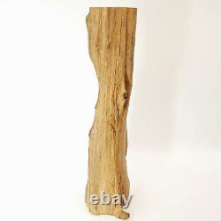 Art populaire en bois sculpté à la main, esprit d'arbre vintage