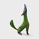 Art Populaire Mexicain Fait Main, Alebrije Coyote Sculpt&eacute; Et Peint &agrave; La Main Par Marcos Garcia