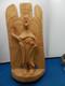 Art Populaire Primitif Vintage, Saint En Bois Sculpté à La Main 13, Christ/cristo, SacrÉ Coeur