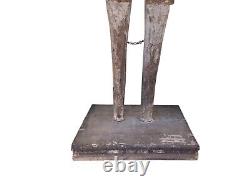 Art populaire sud-américain en bois fait main, squelette vintage primitif de 18 pouces