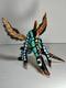Authentique Sculpture Sur Bois Oaxaquienne De Manuel Jimenez Dragon Mythique Du D&eacute;but Des Ann&eacute;es 1980