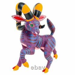 Bighorn Sheep Ram Oaxacan Alebrije Wood Carving Fine Mexican Folk Art Sculpture