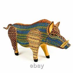 Boar Sauvage Oaxacan Alebrije Wood Carving- Nestor Melchor