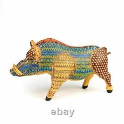 Boar Sauvage Oaxacan Alebrije Wood Carving- Nestor Melchor