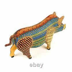 Boar Sauvage Oaxacan Alebrije Wood Carving- Nestor Melchor