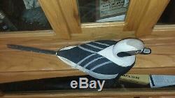 Bob Booth Très 1er Kakawis Drake 1988 En Bois Sculpté Folk Art Canard Decoy