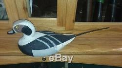 Bob Booth Très 1er Kakawis Drake 1988 En Bois Sculpté Folk Art Canard Decoy