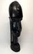 Buste De Guerrier Tribal Sculpt&eacute; En Bois Noir D&rsquo;art Populaire Africain Du Kenya Vintage 9 1/2