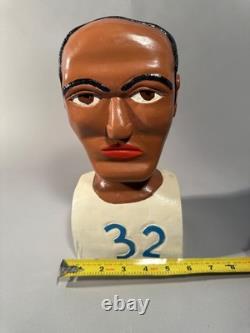 Buste sculpté en art populaire du football Oj Simpson des Buffalo Bills