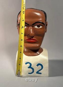 Buste sculpté en art populaire du football Oj Simpson des Buffalo Bills