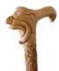 Canne De Marche Vintage En Bois CarvÉe À La Main Art Populaire Totem AmÉrindien Ou Alaskien