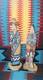 Couple D&rsquo;art Populaire Navajo Vintage, Sculpt&eacute; Et Peint &agrave; La Main En Bois De Peuplier, Non Sign&eacute;