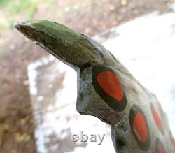 Dan et Barbara Strawser PA Folk Art Aigle en bois sculpté style Schimmel OOAK 10,5 H