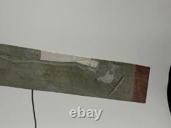 Daniel M Hale Sculpture de Trompette Folk Art Unique en Son Genre Signée 2002