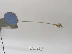 Daniel M Hale Sculpture de Trompette Folk Art Unique en Son Genre Signée 2002