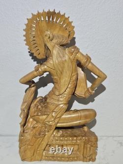 Danseur balinais en bois sculpté à la main 2003 14 Art populaire Indonésie Détails intricats