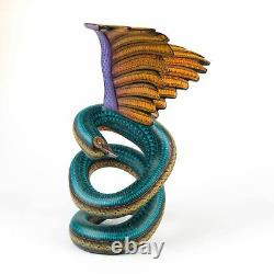 Eagle & Serpent Fusion Oaxacan Alebrije Sculpture Sculpture Sur Bois Nestor Melcho