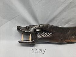 Encens De Bateau De Dragon En Bois Sculpté D'art Populaire Brûleur, Détenteur D'encens De Dragon #4500