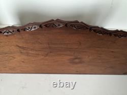 Étagère murale vintage / Arts et métiers / Sculptée à la main / Étagère d'art populaire