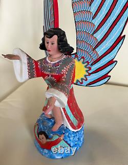 Famille Jimenez Ojeda Sn, Martin Tilcajete Oaxaca Sculpture en bois vintage/peinte 16