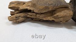 Figure en bois antique ou vintage, primitive, tribale ou d’art populaire, 8,5 pouces