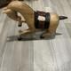 Figurine De Cheval En Bois D&rsquo;art Populaire Vintage, Sculpt&eacute;e Et Peinte &agrave; La Main