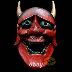 Folk Art Chinois En Bois Sculpté Peint Nuo Masque Walldecor Art Le Juge De L'enfer
