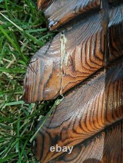 Gorgeous Life Size Huge 8 3 Wingspan Carved Wood Folk Art Soaring Flying Eagle