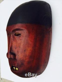 Guatemala Sculpture Main Gens Guatemala Masque En Bois Es. Red Devil Détaillé
