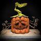 Halloween, Citrouille Rotative, Sculpture De Bois, Sculpture De Tronçonneuse, Art Du Bois, Shrum