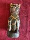 Jaguar En Bois SculptÉ À La Main Art Populaire Primitif 9x3,5x3,5 Pouces