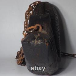 Japonais en bois sculpté Jizai kagi dorade Irori cheminée carpe art populaire JZI106