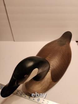 Joey Jobes Appât d'Oie du Canada 23 Sculpture à la Main Art Populaire de la Baie de Chesapeake HDG