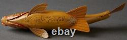 John Fairfield Brown Troutfolk Art Fish Spearing Decoy Carvingice Fishing Lure