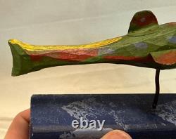 Jonathan Bastian ART POPULAIRE POISSON CARVÉ 1990