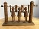 Jouet De Trapèze Pour Enfants En Art Populaire Américain, Sculpté à La Main Et Ancien