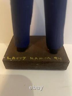 Larry Hamm Folk Art Wood Carving (richard Nixon)