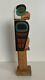 Leo Jacobs Bois Sculpté Eagle Totem Pole Signé Tlingit Northwest Art Alaska Folk