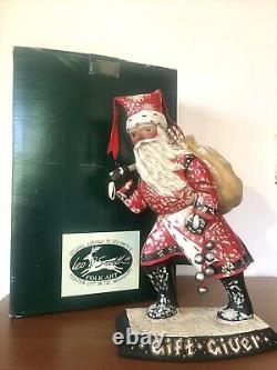 Leo Smith Folk Art Gift Giver Santa Ltd Ed 1264/1500 Orig Box Phénomène